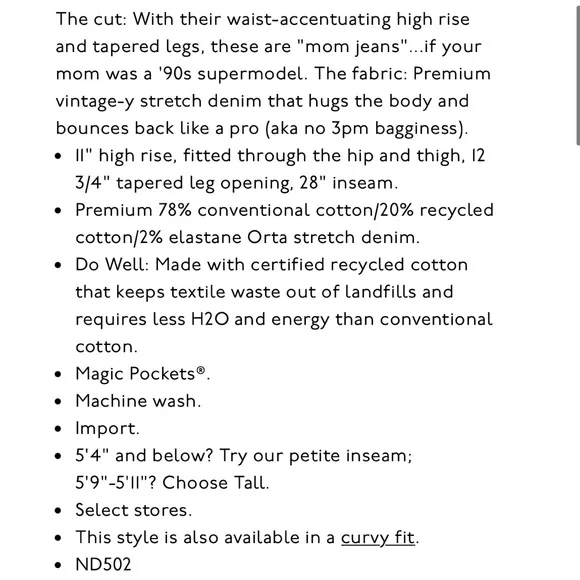 NWT Madewell Perfect Vintage Jean Size 24 Finney Wash - Picture 6 of 6